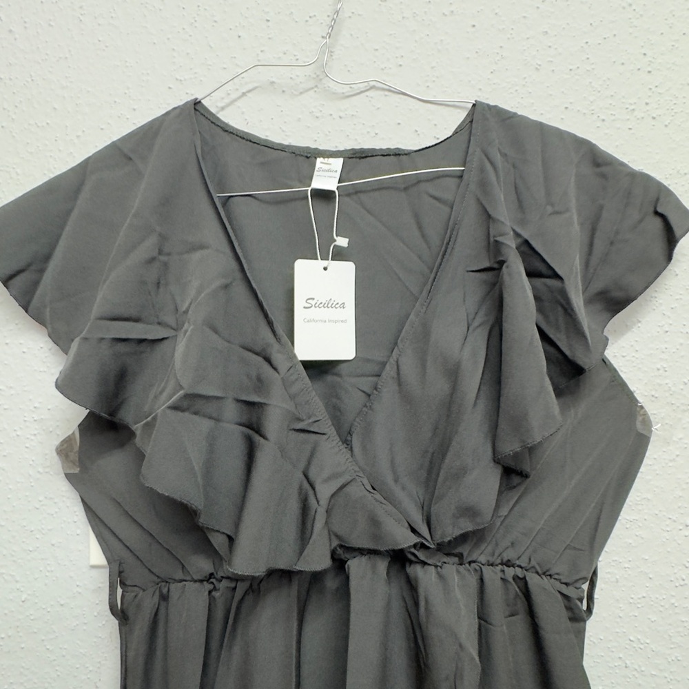 Secilica  dress black -Detail Long Sleeve Dress